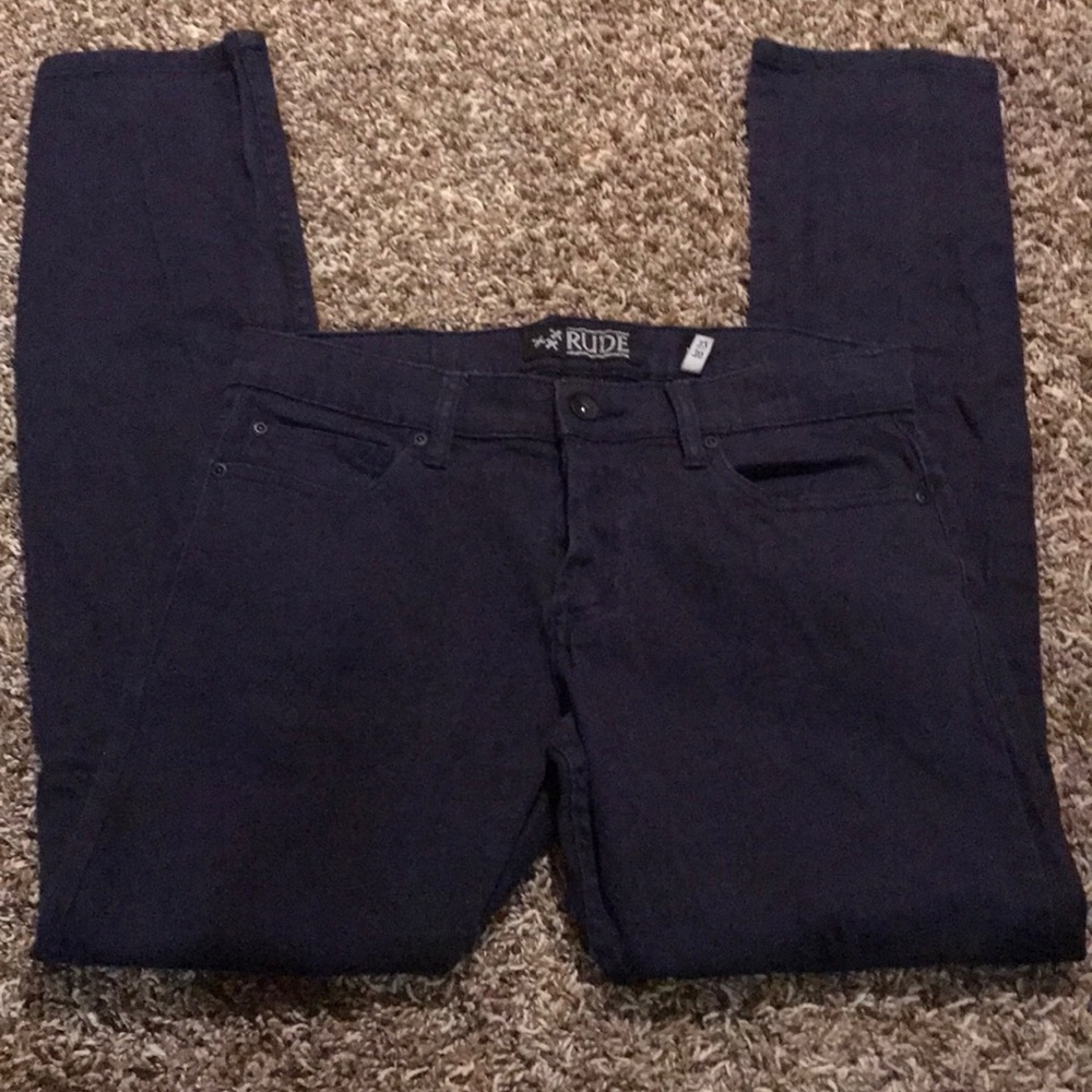 RUDE dark blue skinny jeans